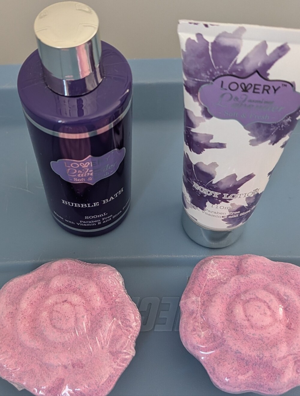 Love Lavender Bubble Bath Set - Purple